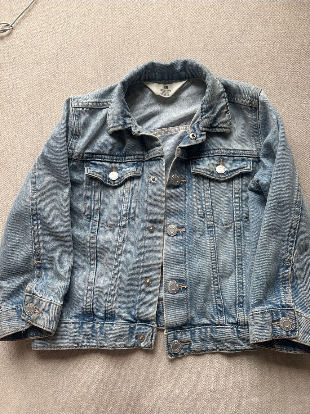 H&M Kids Faded Blue Denim Jacket